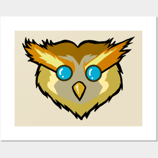 Owl Eyeglass Posters and Art